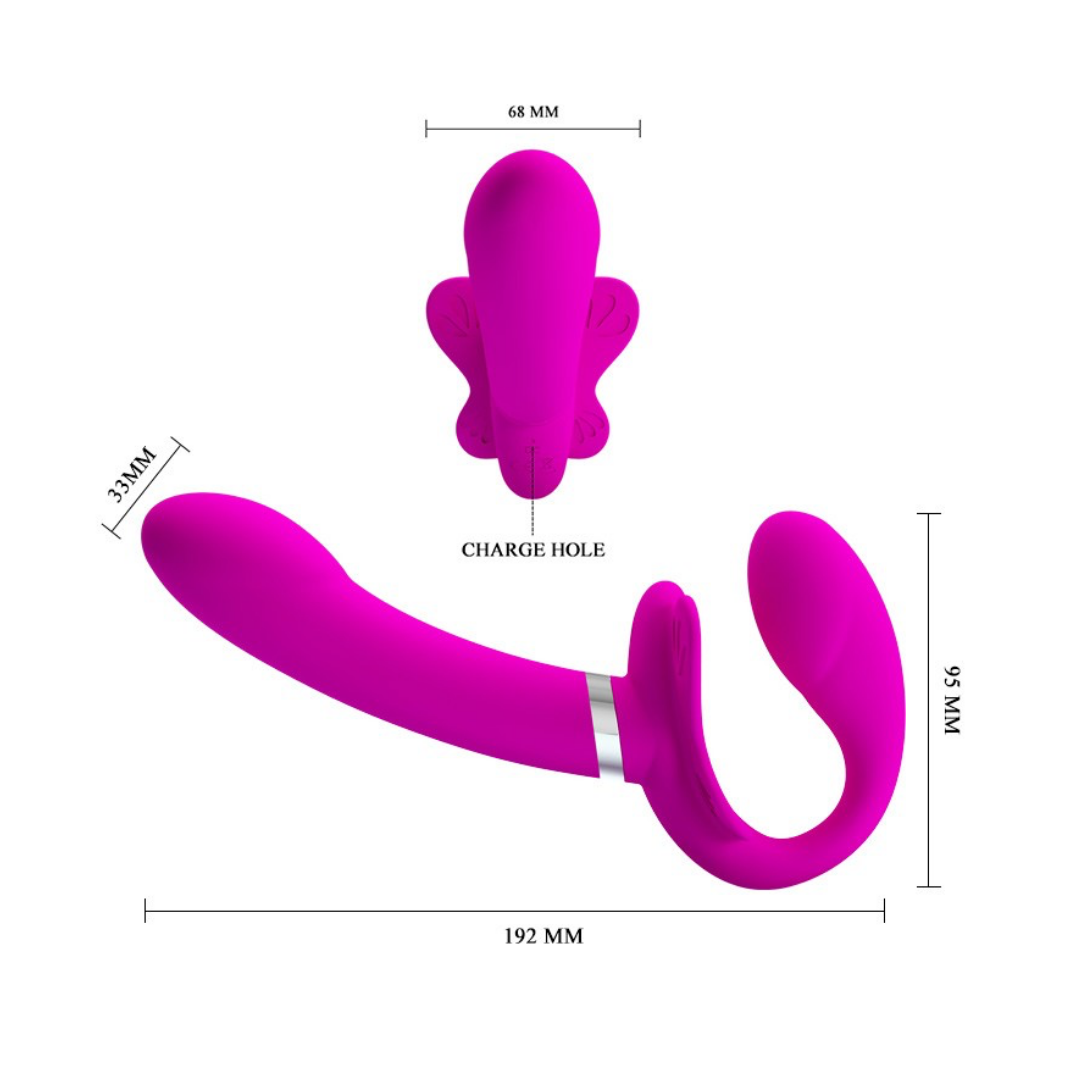 Valerie Strapless Vibrador Doble
