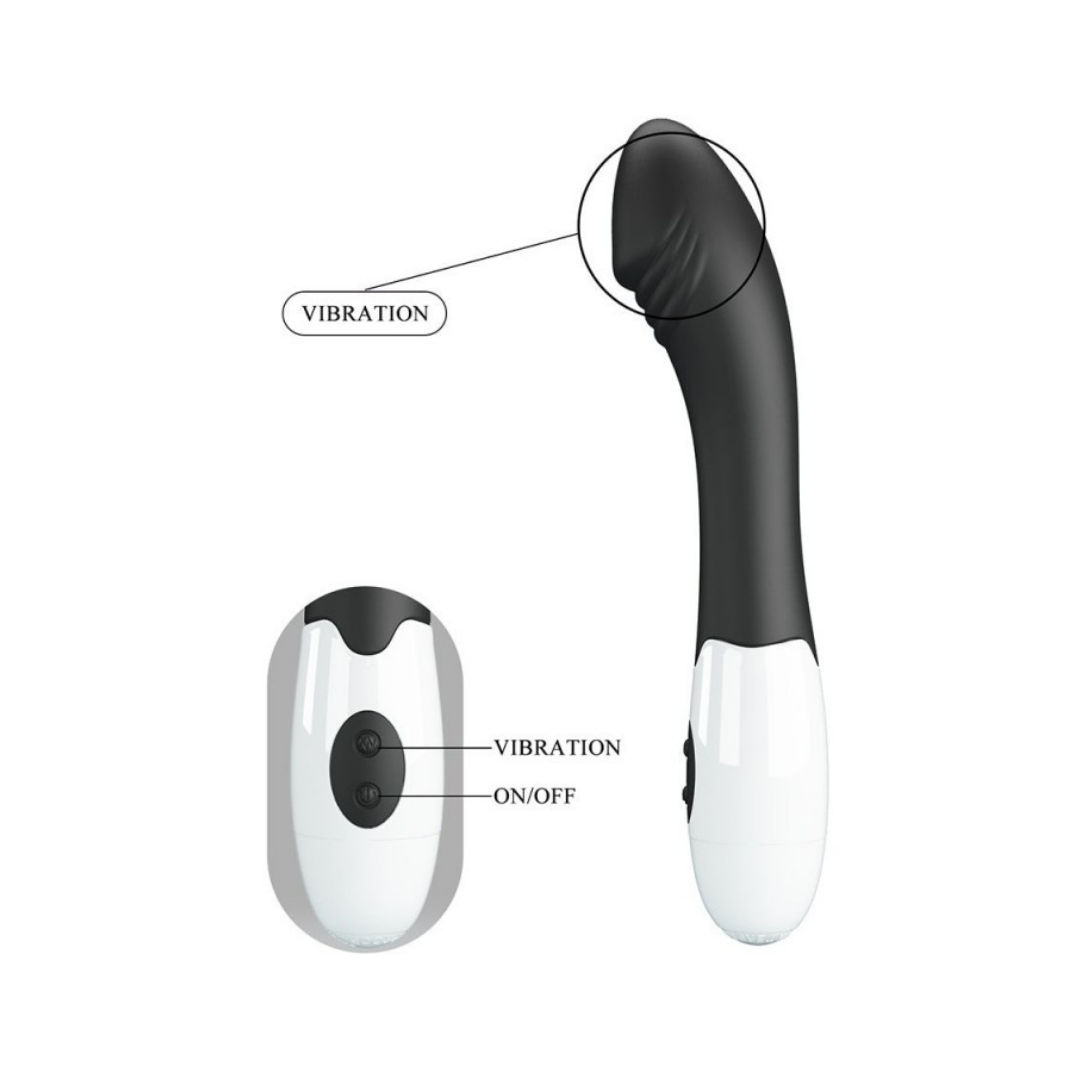 Elemental Vibrador Punto G - Negro