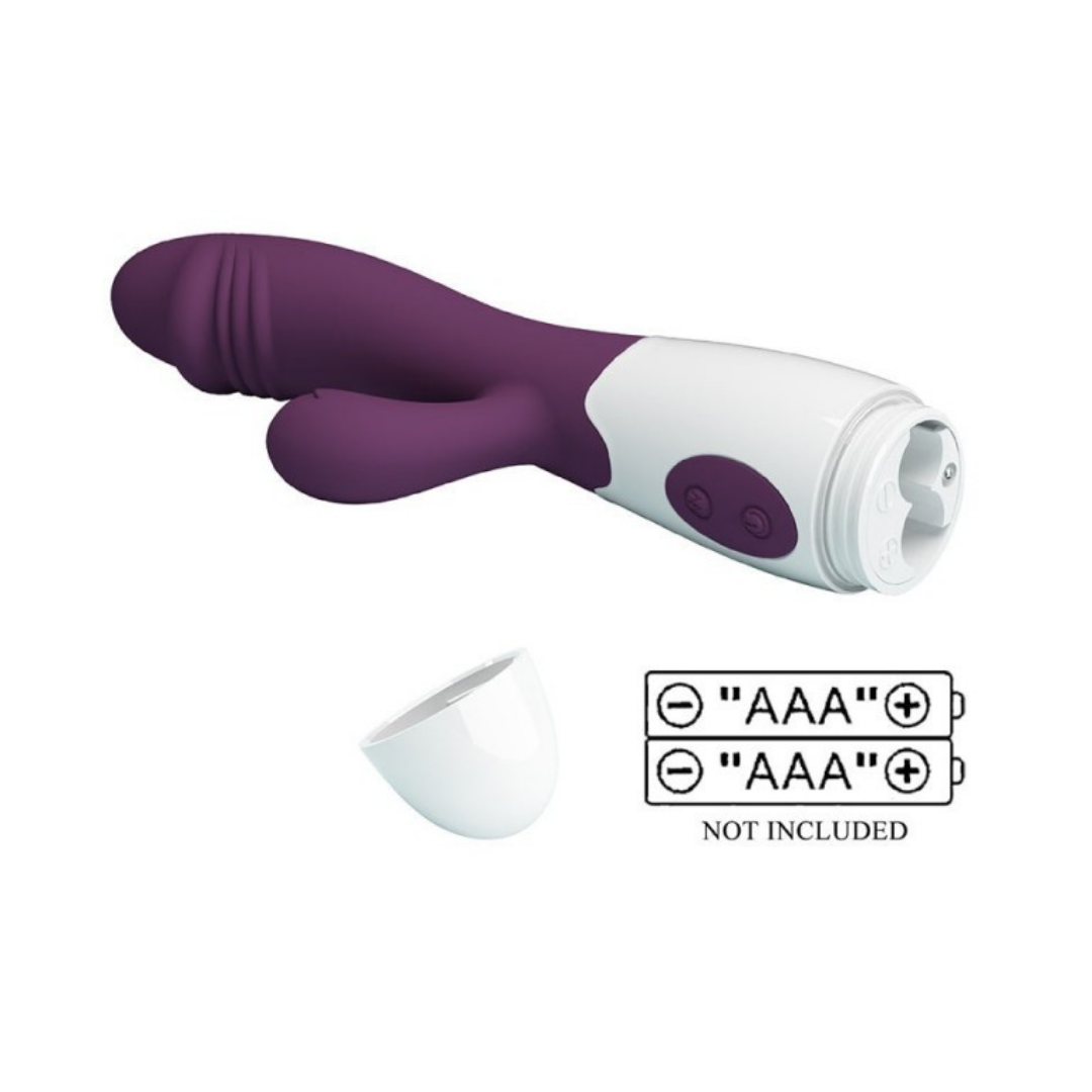 Snappy Vibrador De Doble Estimulación Burdeo
