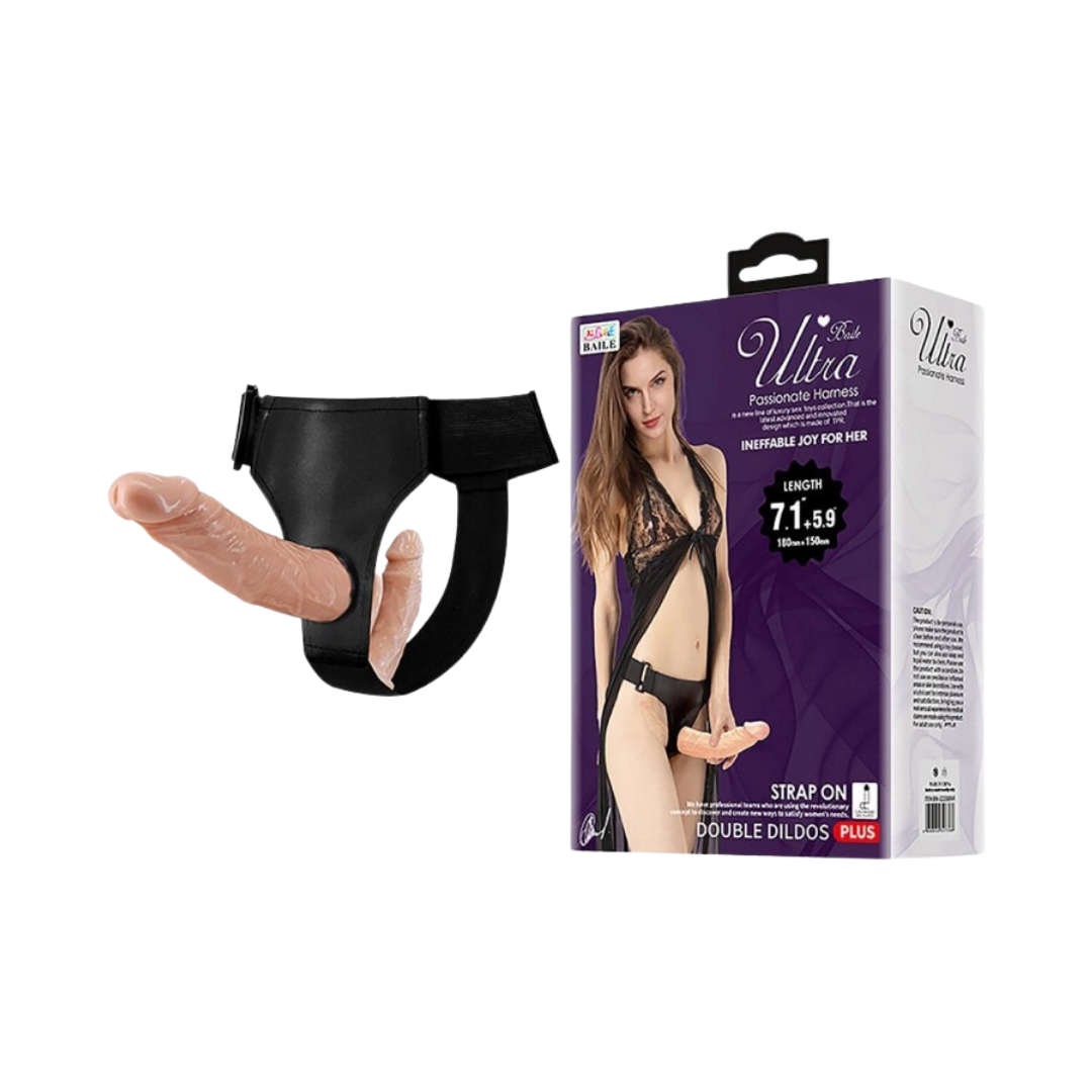 Passionate Harness Arnés con Dildo Doble