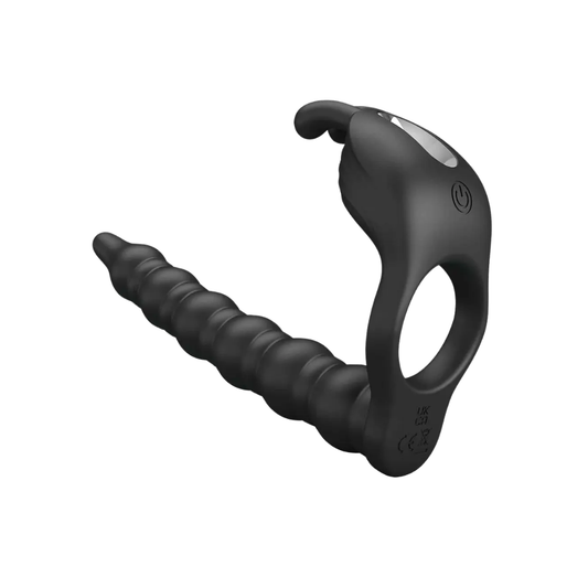 Anillo Vibrador Doble Penetración BLACKNEY