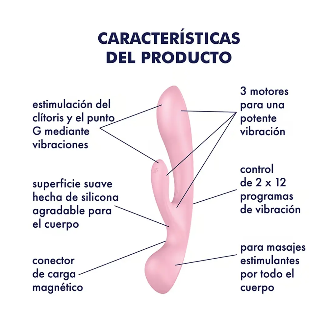 Vibrador Satisfyer 2 en 1 Triple OH