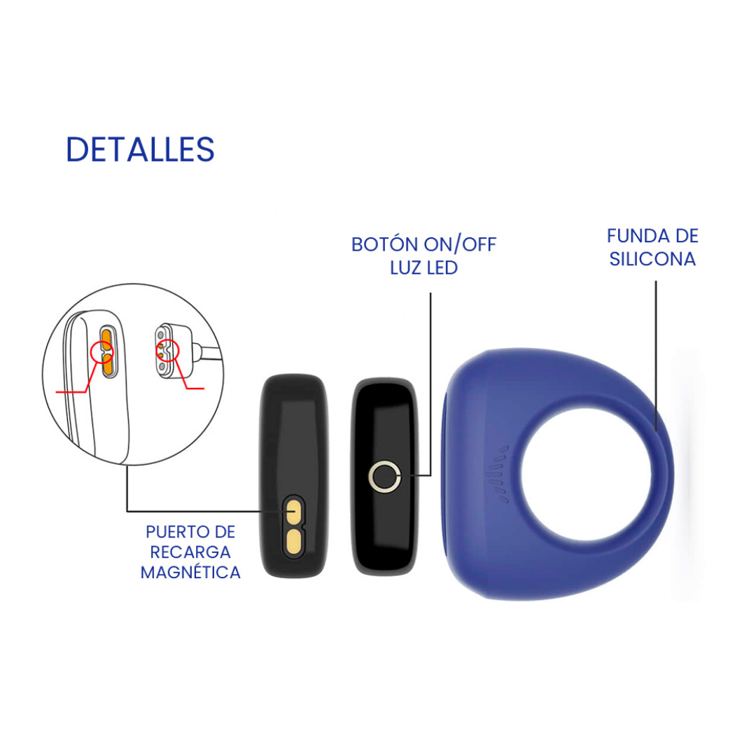 Anillo Vibrador a Distancia Magic Dante Magicmotion
