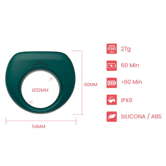 Anillo Vibrador Con App Magic Dante II Magicmotion