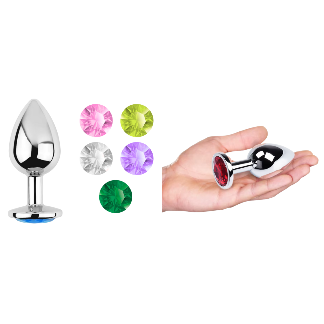 Kit Plug Metalico Con Joya