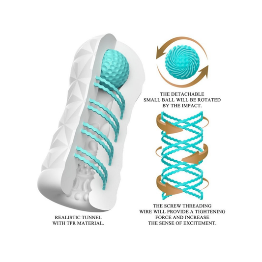 Victoria Masturbador 360° - Blanco