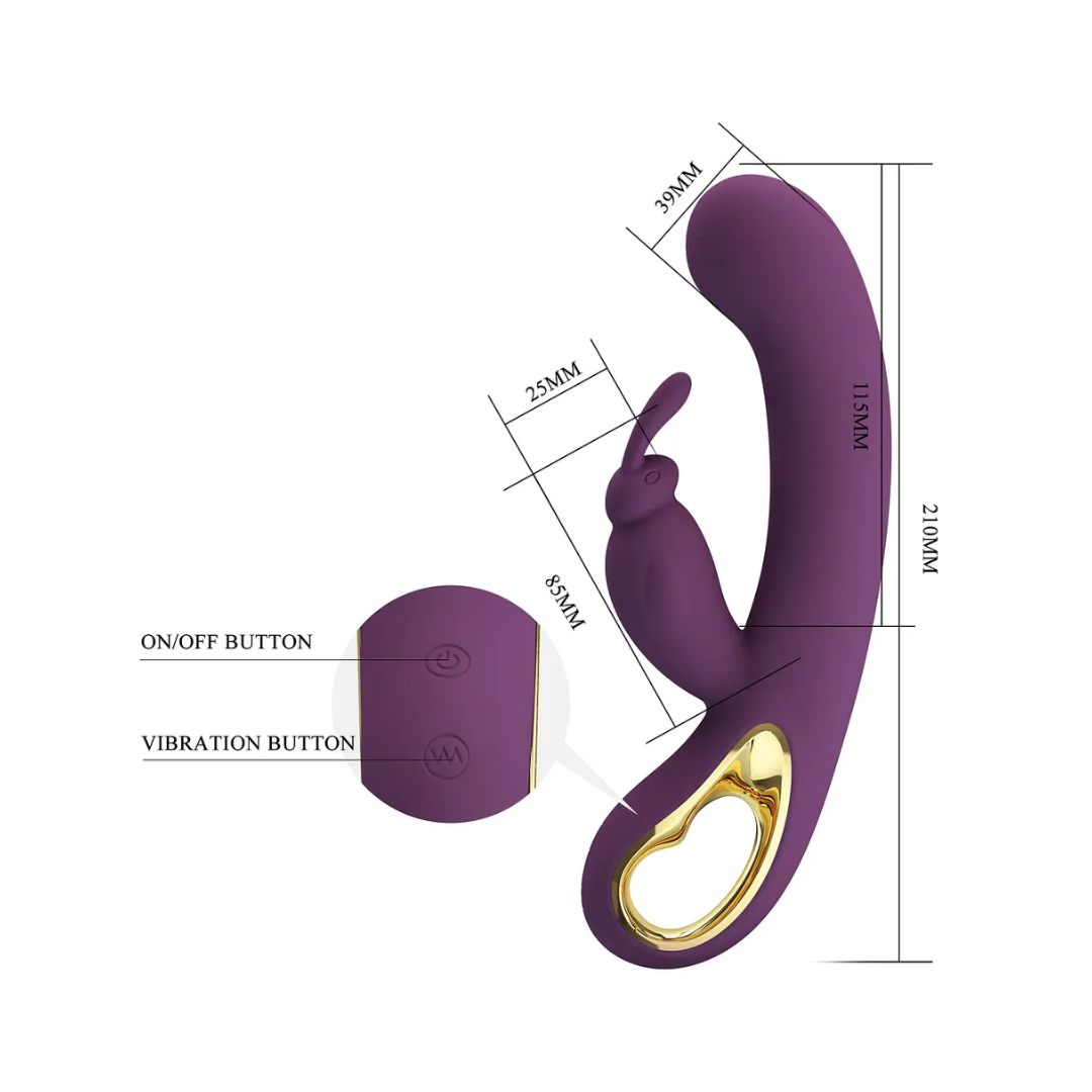 Vibrador Conejito Controlado Por APP Recargable