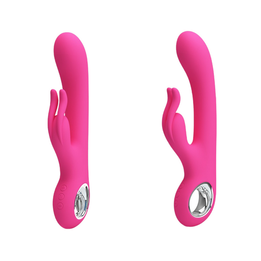 Vibrador Doble Estimulación Recargable - Rosa