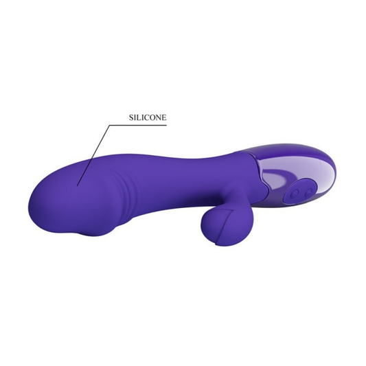 Snappy Vibrador Dual Recargable Morado
