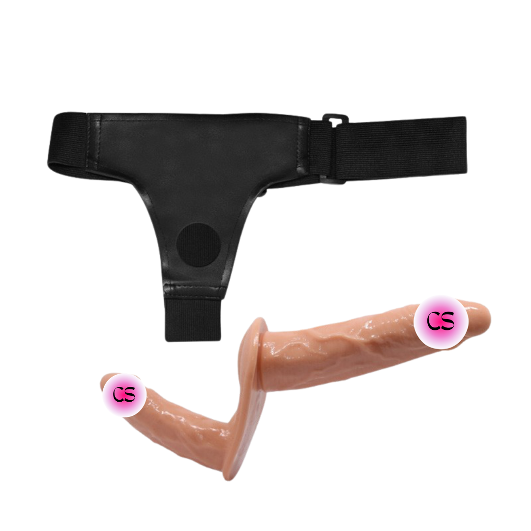 Arnés Con Dildos Realistas Doble Penetración