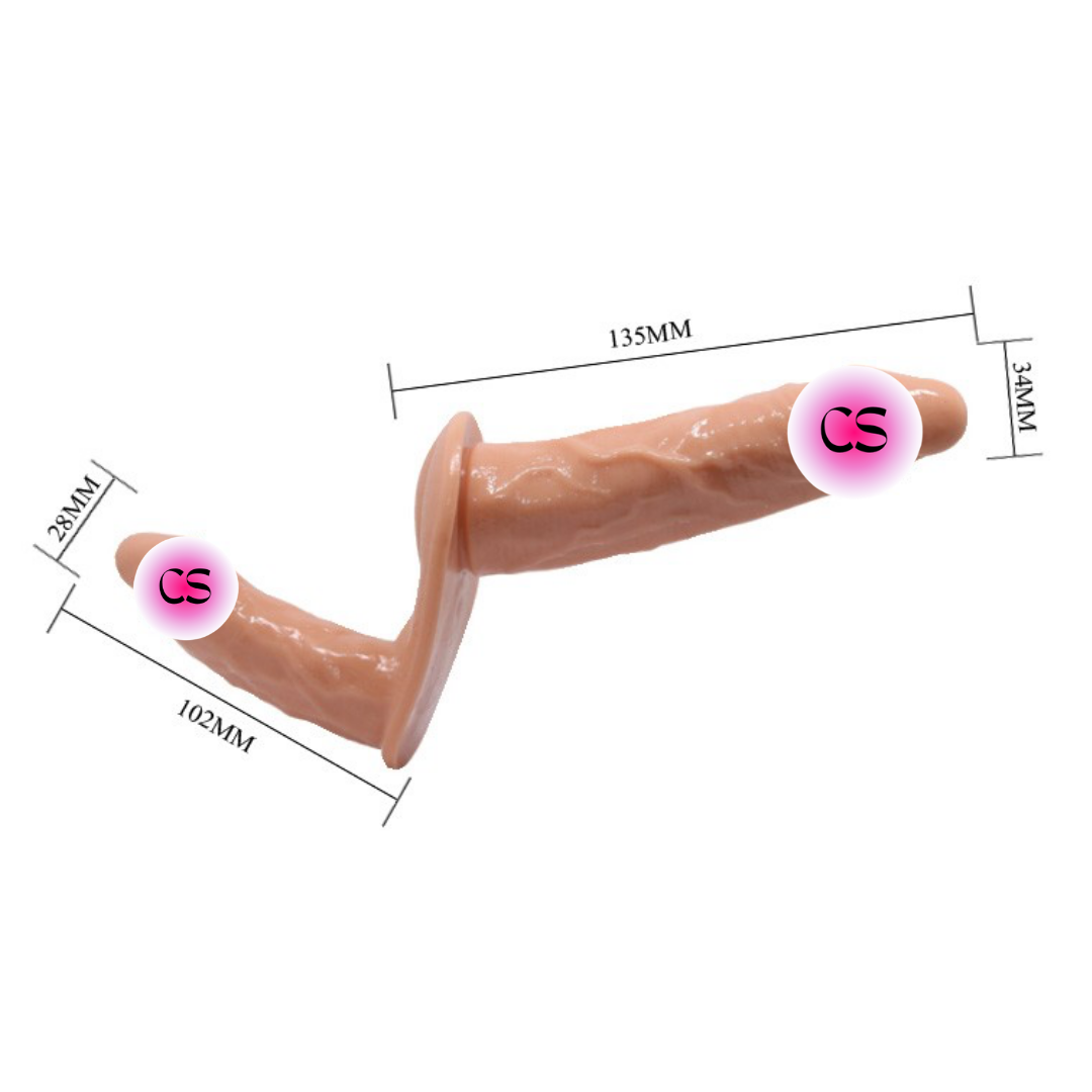 Arnés Con Dildos Realistas Doble Penetración