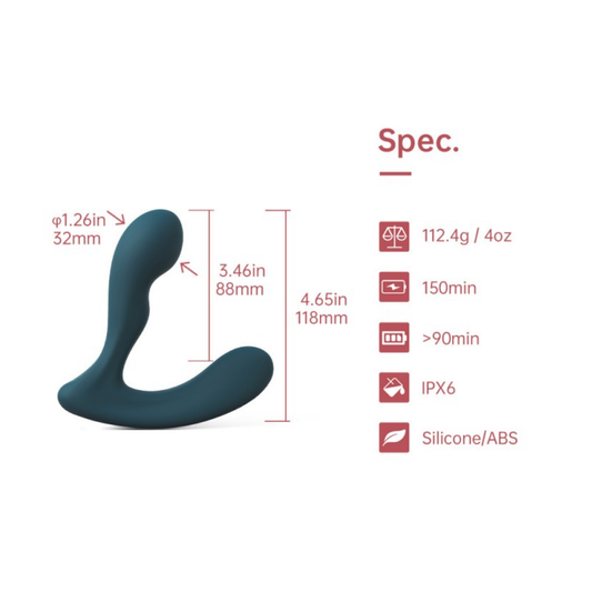 Solstice X Vibrador Prostático con APP