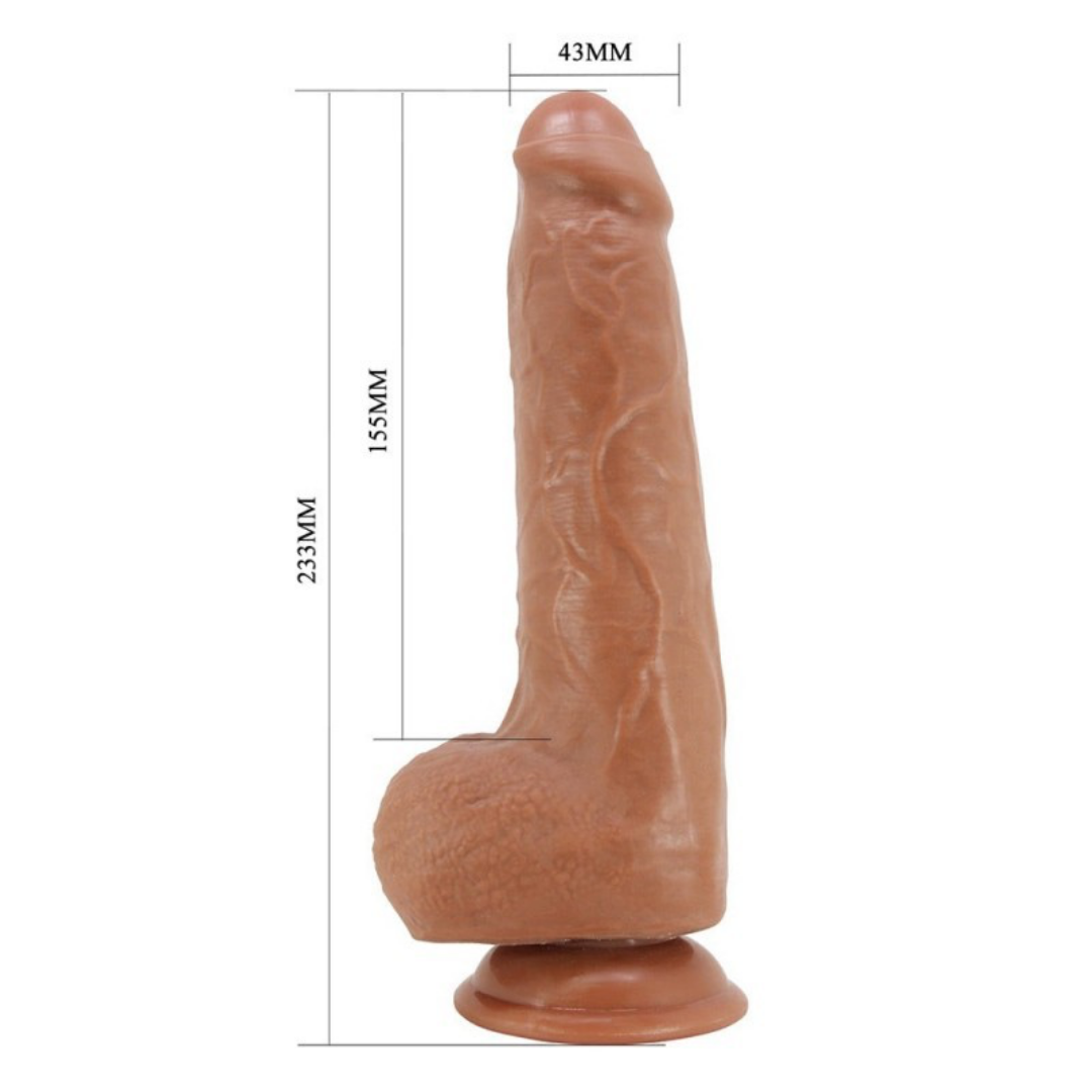 Draco Dildo Realista Piel Deslizable 23,3 cm