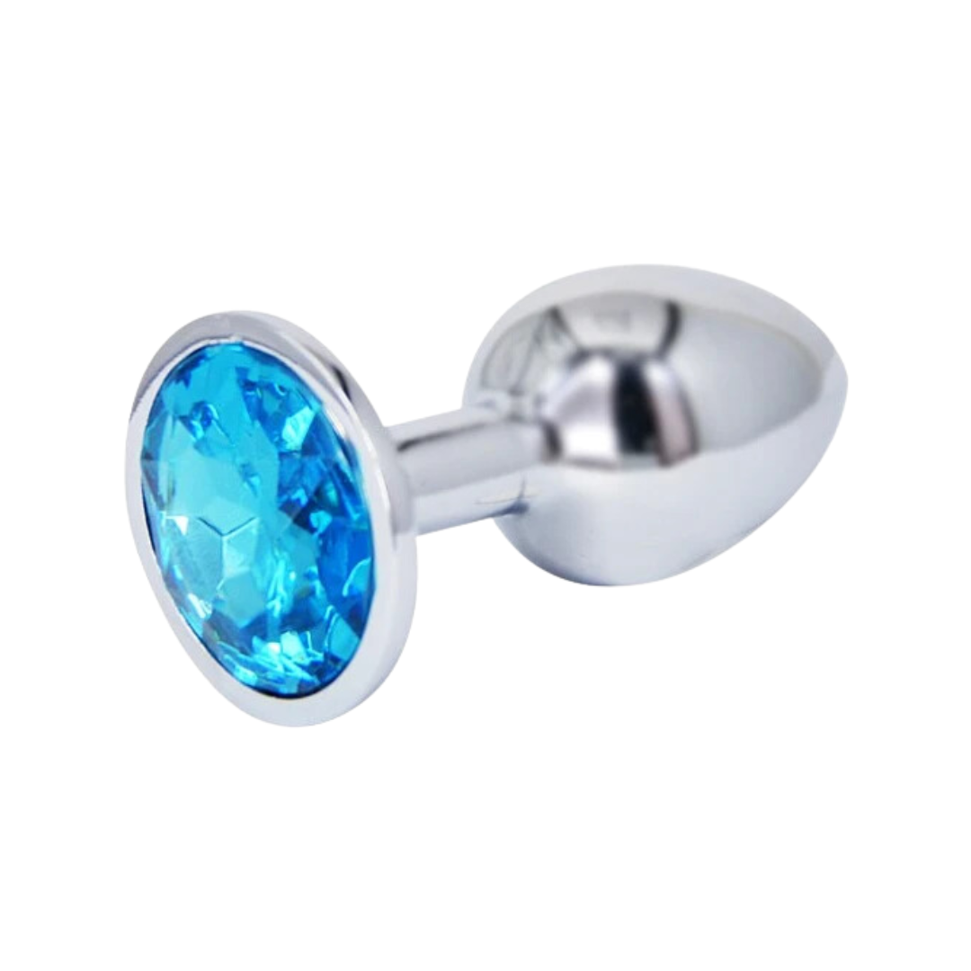 Mini plug anal joya celeste (talla S)