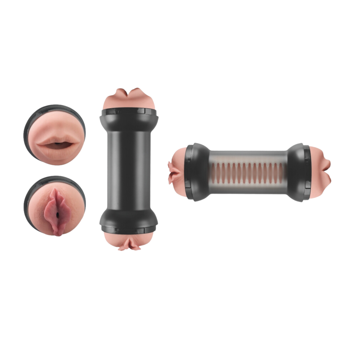 Masturbador Doble Vagina- Boca