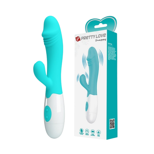 Snappy Vibrador Doble Estimulación Turquesa