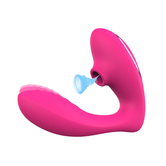 Double Orgasm - Vibrador Dual con Succionador