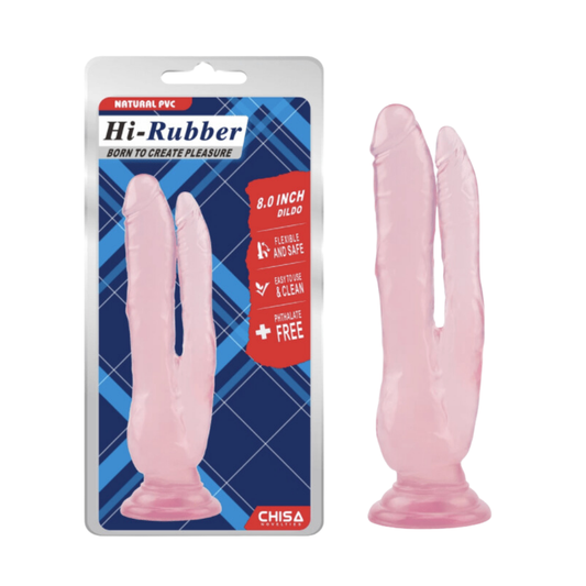 Dildo Doble (ROSA) 12-11cm