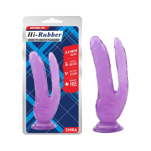 Dildo Doble (MORADO) 12-11cm