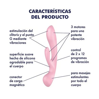 Vibrador Satisfyer 2 en 1 Triple OH