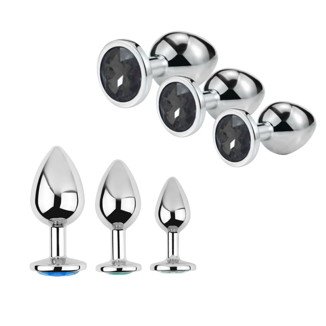 Kit Plug Metalico Con Joya