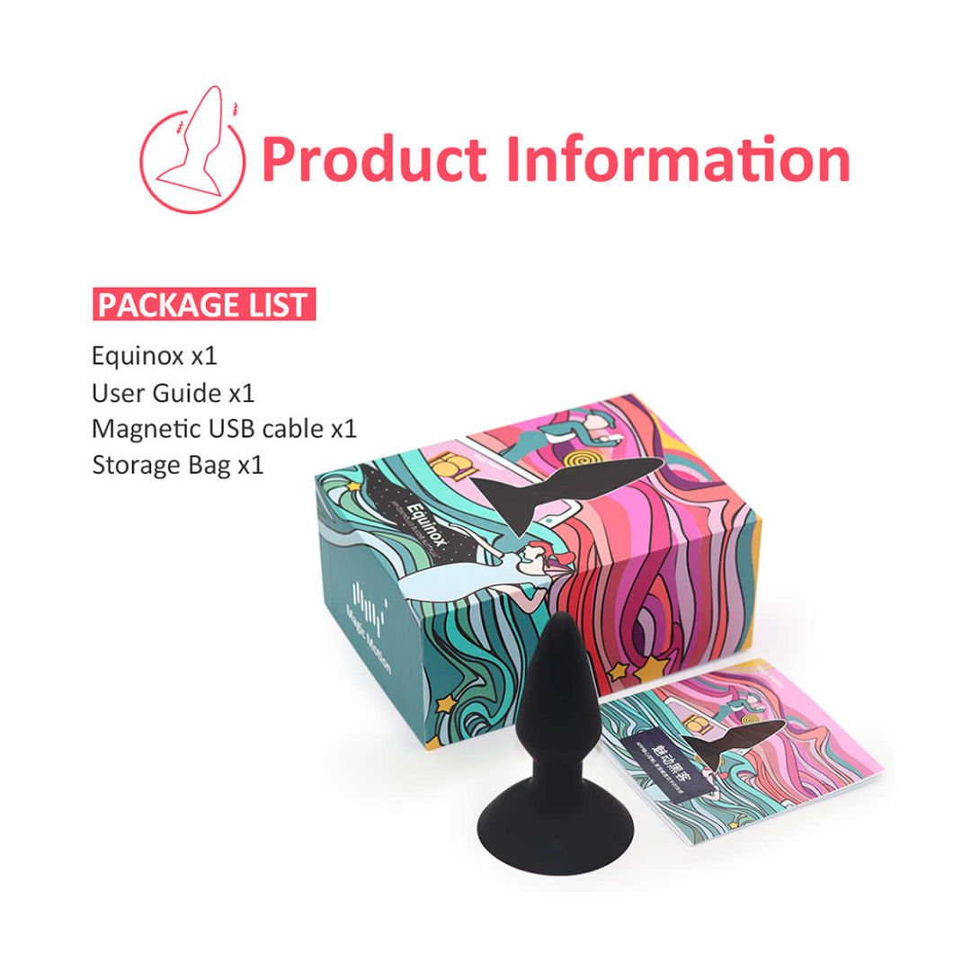 Plug anal vibrador magic Equinox Magicmotion