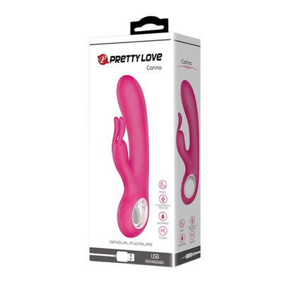 Vibrador Doble Estimulación Recargable - Rosa