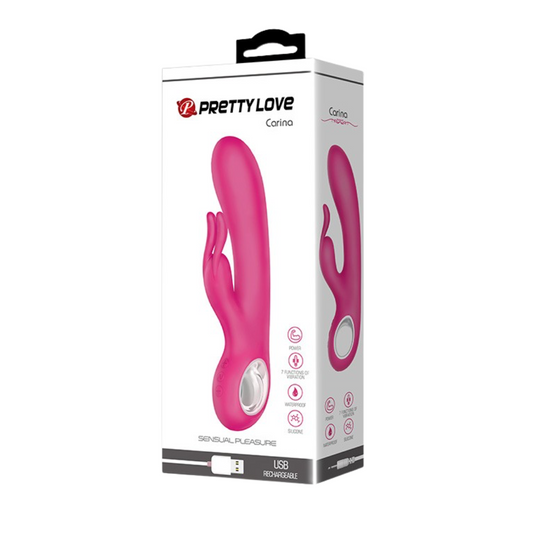 Vibrador Doble Estimulación Recargable - Rosa