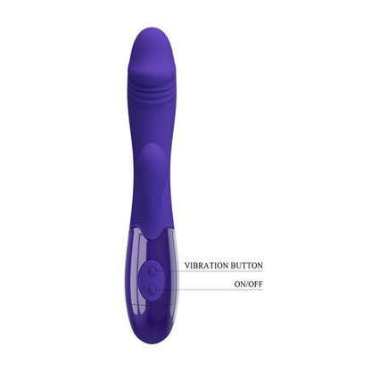 Snappy Vibrador Dual Recargable Morado