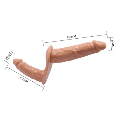 Arnés Con Dildos Realistas Doble Penetración