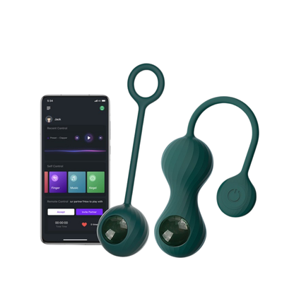 Crystal Duo Bolas Kegel Con APP