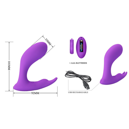 Vibrador Dual Con Control Remoto
