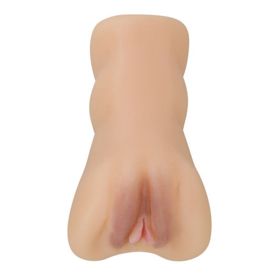 Masturbador Realistico Vagina y Ano - Vainilla