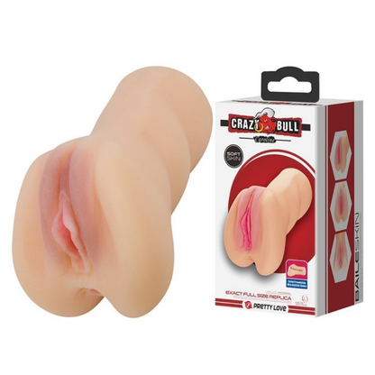 Masturbador Realistico Vagina y Ano - Vainilla