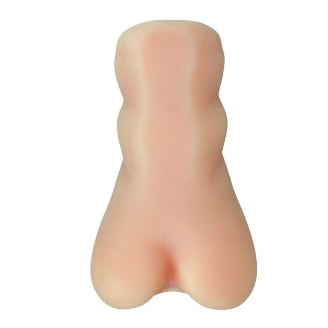 Masturbador Realistico Vagina y Ano - Vainilla