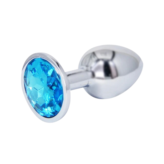 Mini plug anal joya celeste (talla S)