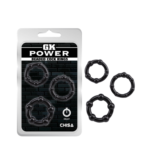 Pack 3 Anillos Negro